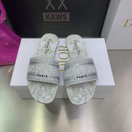 Dior Dway Flat Sandals/Slippers