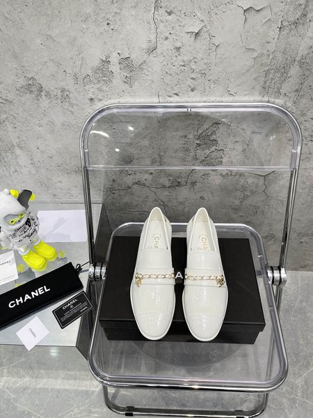 Chanel patchwork loafers