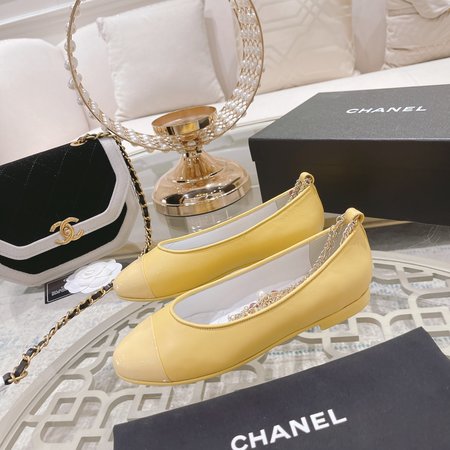 Chanel Chain Mary Jane Slippers Minimalist Vintage Design