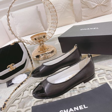 Chanel Chain Mary Jane Slippers Minimalist Vintage Design