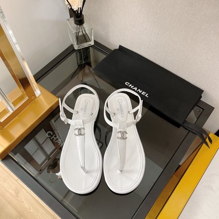 Chanel flip flops
