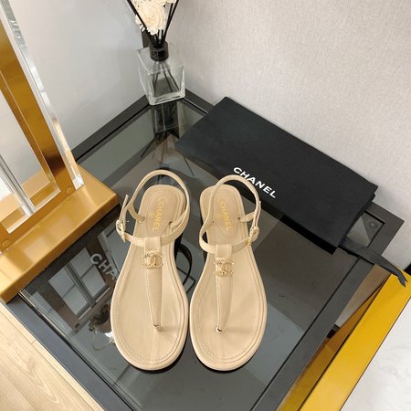 Chanel flip flops