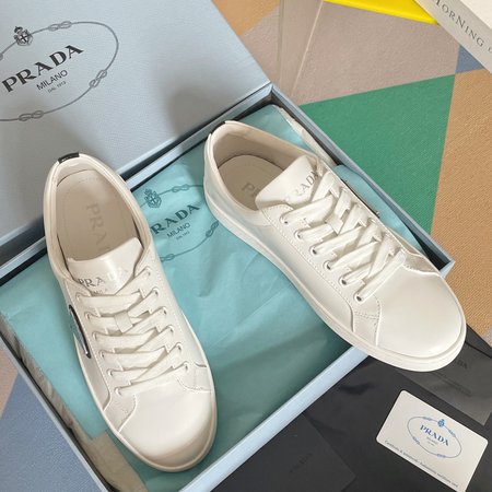 Prada white shoes