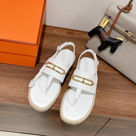 Hermes twine sandals