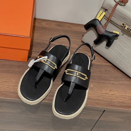 Hermes twine sandals