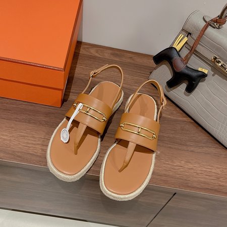 Hermes twine sandals