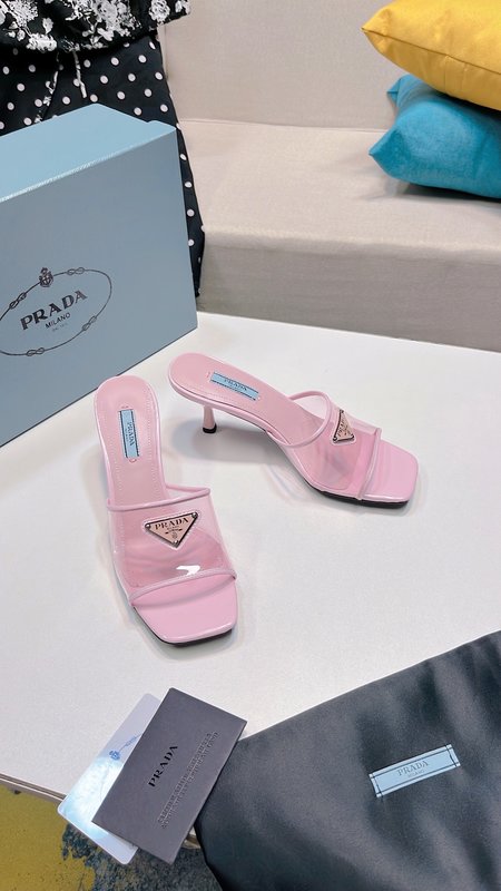 Prada transparent high heels