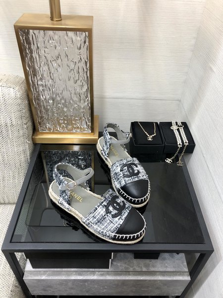 Chanel Back Empty Espadrilles