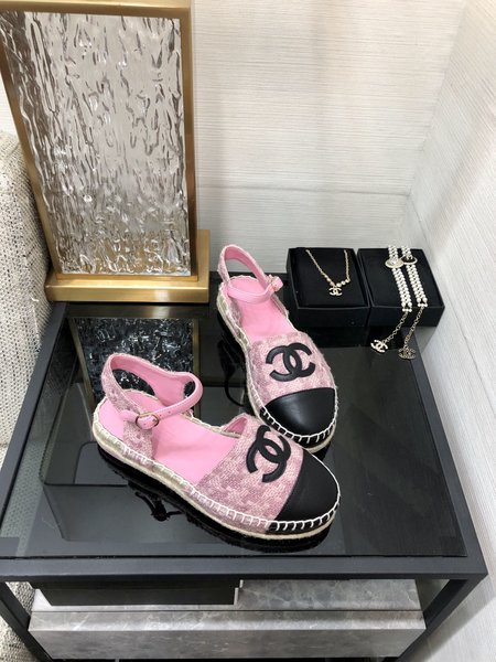 Chanel Back Empty Espadrilles