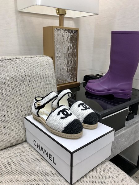 Chanel Back Empty Espadrilles