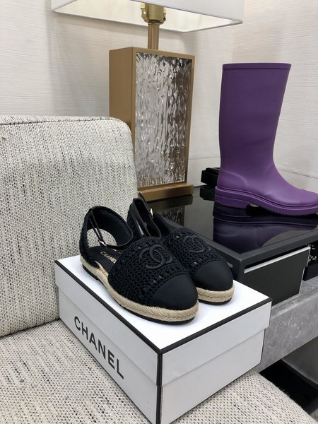 Chanel Back Empty Espadrilles