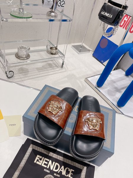 Fendi x Versace slides