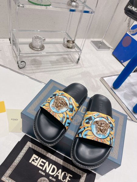 Fendi x Versace slides