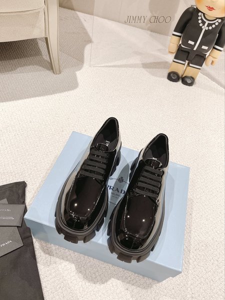 Prada Triangle Logo Loafers