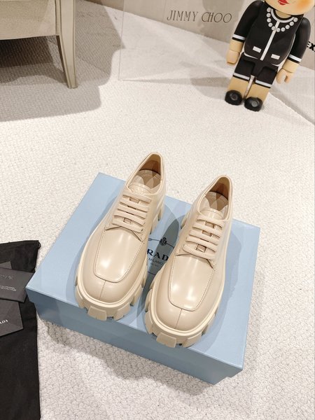 Prada Triangle Logo Loafers