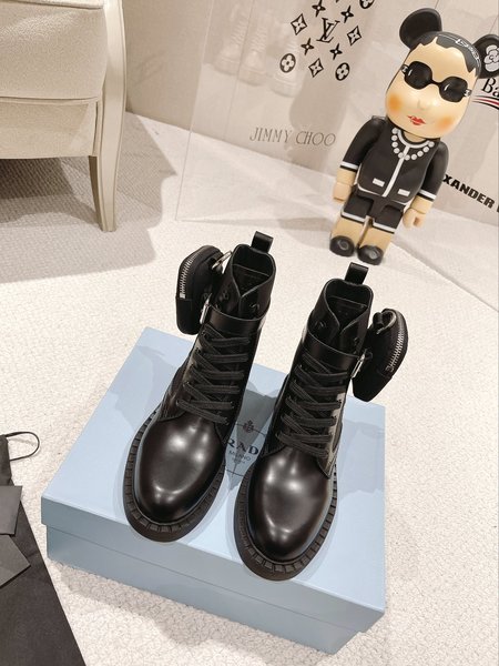 Prada leather boots