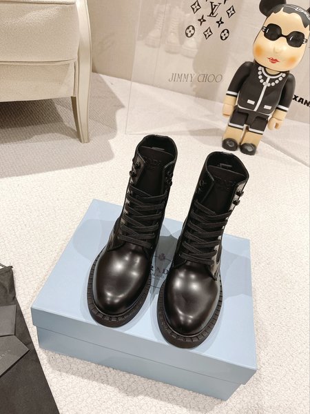 Prada leather boots