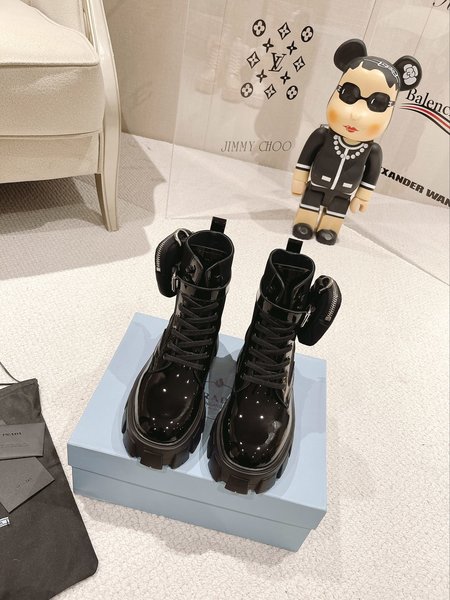 Prada leather boots