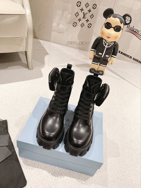 Prada leather boots