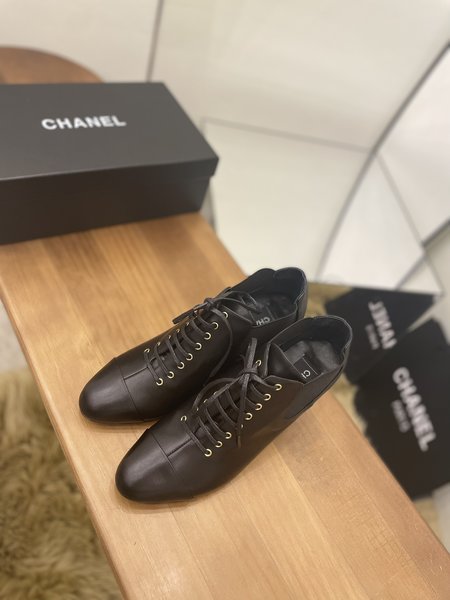 Chanel boots vintage shoes imported sheepskin from italy