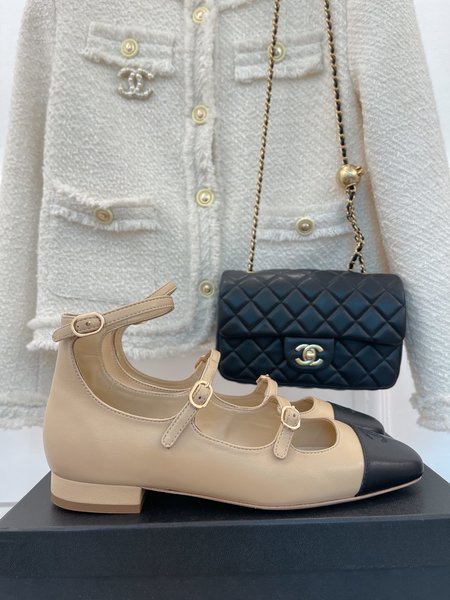 Chanel Square Toe Mary Janes