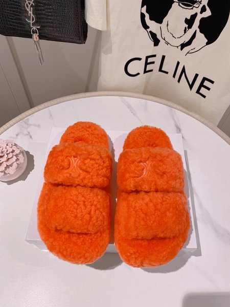 Celine wool slippers