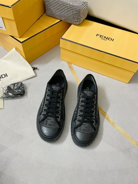 Fendi Domino espadrilles sneakers FF jacquard pattern