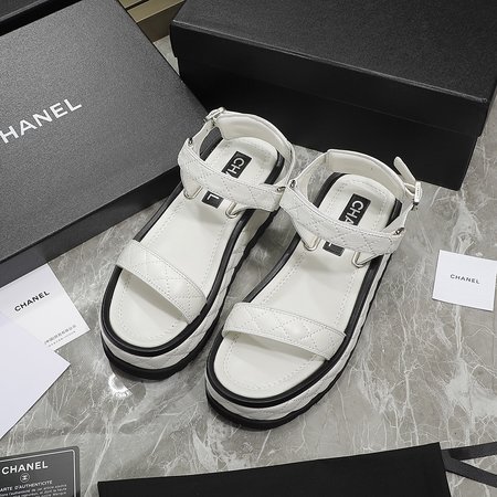 Chanel spring summer platform sandals