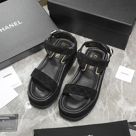 Chanel spring summer platform sandals