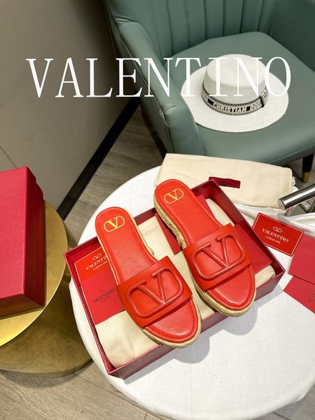 Valentino Women s sandals with V-shaped hardware