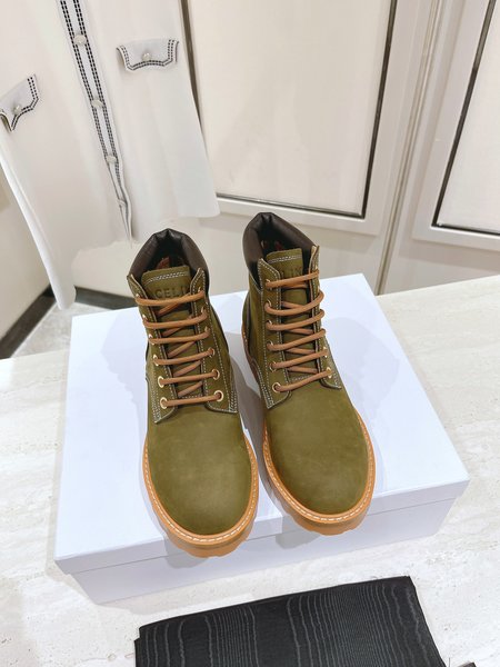 Celine Martin boots nubuck leather + leather lining