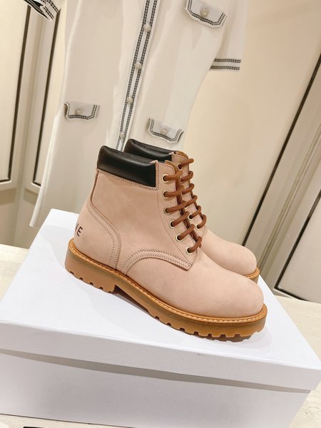 Celine Martin boots nubuck leather + leather lining