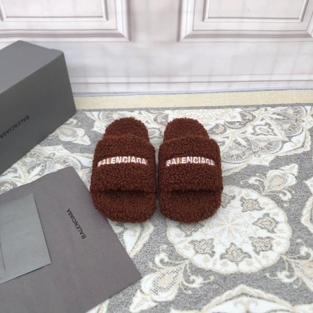 Balenciaga Political Campaign logo embroidered wool mop