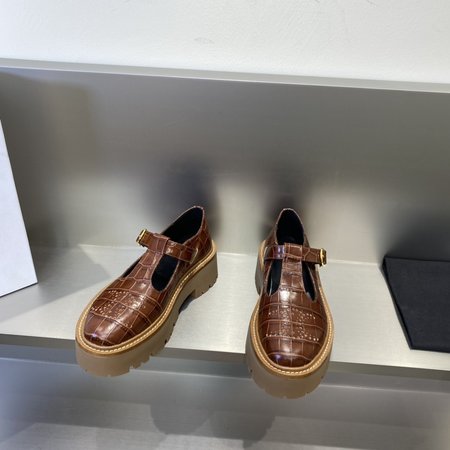 Celine classic all-match loafers leather