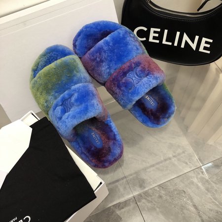 Celine wool slippers