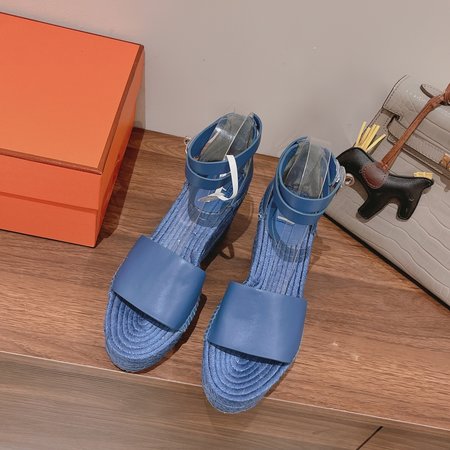 Hermes Elda sandals in calfskin