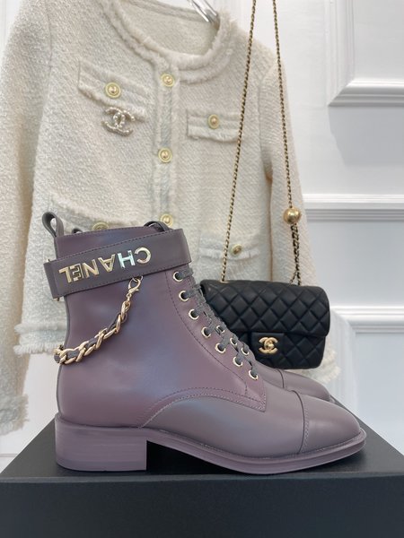 Chanel classic chain boots