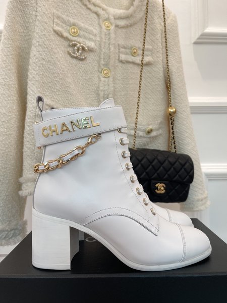 Chanel classic chain boots