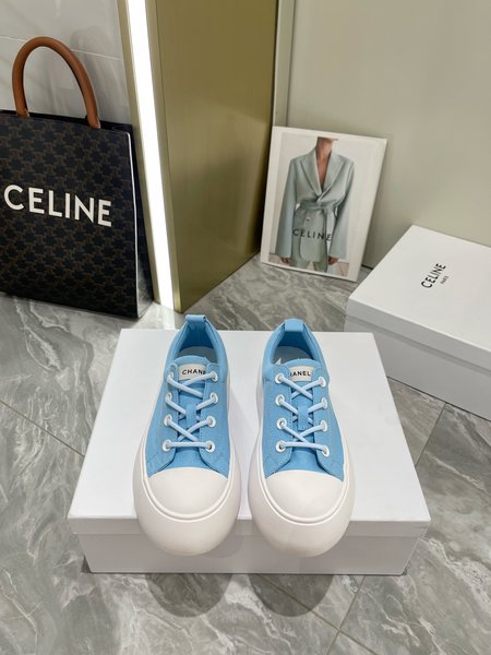 Chanel platform casual shoes