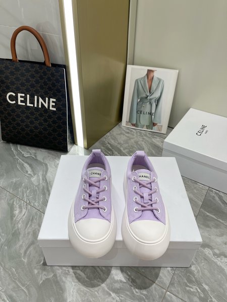 Chanel platform casual shoes