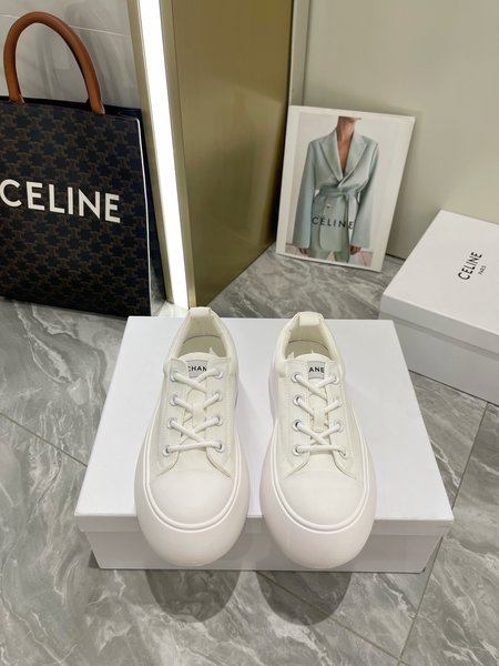 Chanel platform casual shoes