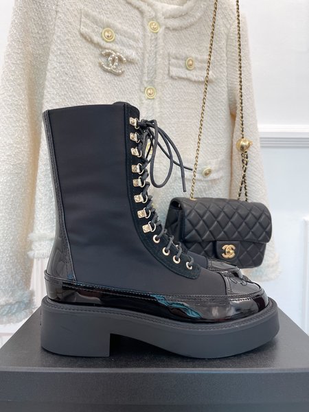 Chanel Classic Autumn/Winter Vintage Motorcycle Boots