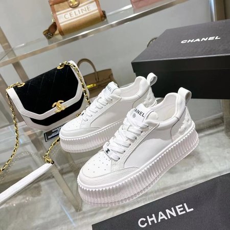 Chanel Cowhide letter casual shoes