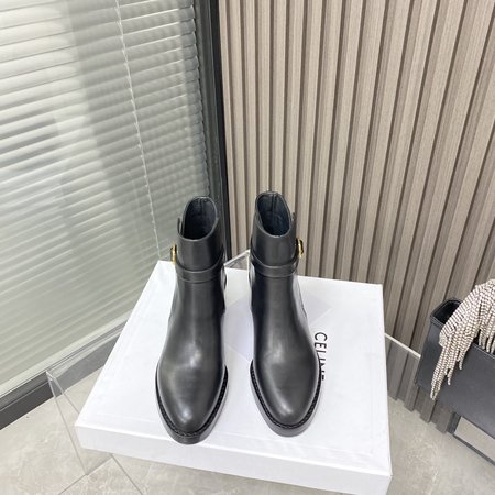 Celine martin boots platform ankle boots