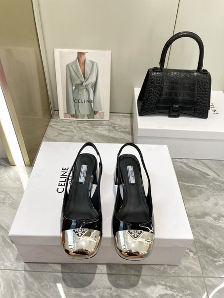 Prada patent leather loafers