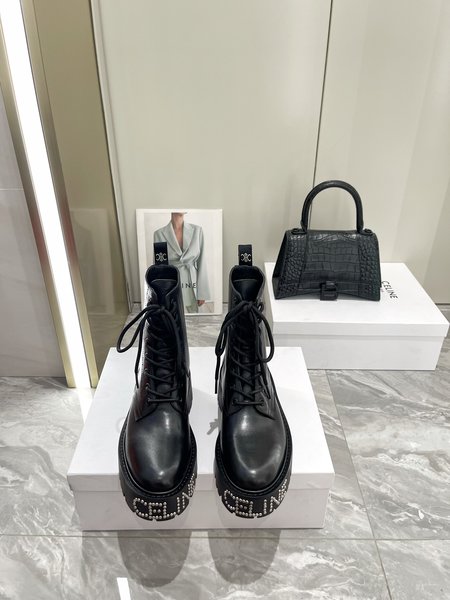 Celine platform martin boots