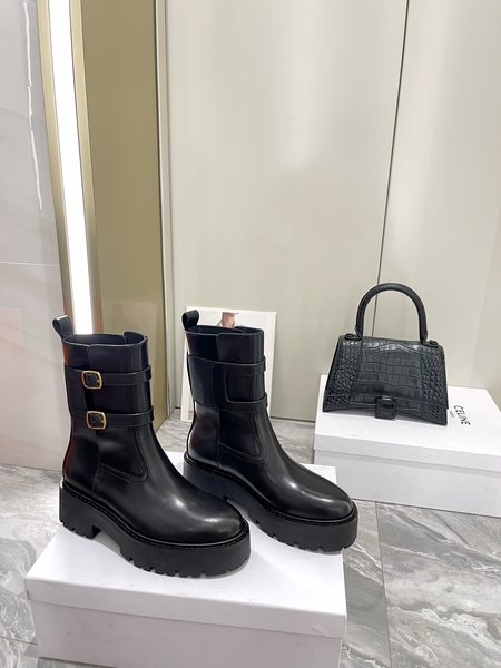 Celine platform martin boots