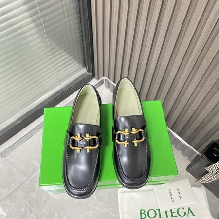 Bottega Veneta horsebit loafers leather