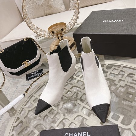 Chanel Wedge Boots