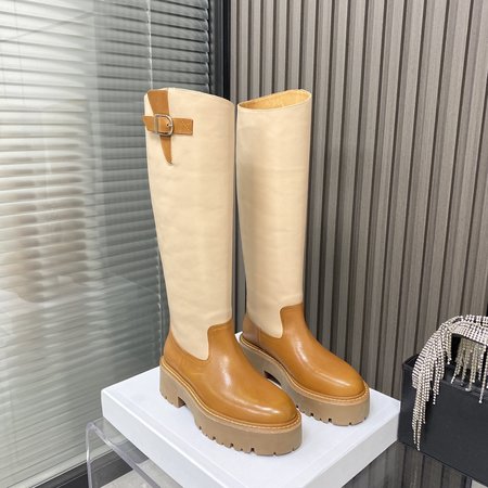 Celine boots knight boots triumphal arch